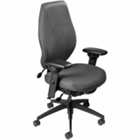 ergoCentric airCentric 2 Multi Tilt Task Chair with Standard Seat, Air Knit Charcoal - Midnight Black Frame