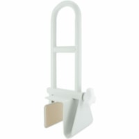 Rampe de sécurité pour baignoire BIOS Living - 15 po (381 mm) Hauteur - 1 / Unité - Blanc - Acier