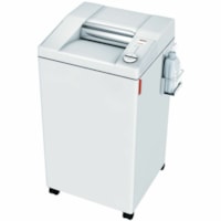 MBM Destroyit DSH0363 Paper Shredder - Continuous Shredder - Micro Cut - 11 Per Pass - for shredding Paper - P-6 - 5.60 in/s (142.24 mm/s) - 10.2" (259.08 mm) Throat - 26 gal (98420.71 mL) Wastebin Capacity - Gray