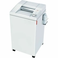 MBM DestroyIt 2604 Paper Shredder - Continuous Shredder - Cross Cut - 16 Per Pass - for shredding Paper Clip, Paper, Credit Card, CD, DVD - 0.1" (2.38 mm) x 0.6" (15.88 mm) Shred Size - P-5 - 5.60 in/s (142.24 mm/s) - 10.2" (259.08 mm) Throat - 26 gal (98420.71 mL) Wastebin Capacity - Gray