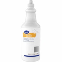 Nettoyant pour linge ClaxDiversey - Pour Polyvalents - Prêt à l'emploi/concentré - Liquide - 32 oz liq (1 quart) - 13 à 1 pH - Chlore Arôme - Jaune Flacon souple - 6 / emballage