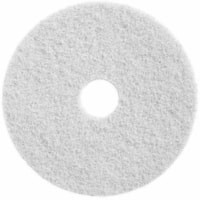 Diversey Twister Pad 20" White - 2Pack - Round x 20" (508 mm) Diameter - Floor, Polishing, Cleaning - White