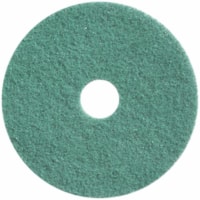 Diversey Twister Cleaning Pad - 2/Case - Round x 20" (508 mm) Diameter - Polishing - Green