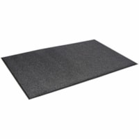 Mat Tech Dust-Star Wiper Entrance Mat, Charcoal, 3' x 5' - Entrance, Entryway, Indoor - 60" (1524 mm) Length x 36" (914.40 mm) Width x 0.500" (12.70 mm) Thickness - Rectangular - Polypropylene, MicroFiber, Vinyl, Nitrile Rubber - Charcoal - 1 / Unit