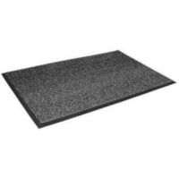 Mat Tech Astro-Plus Scraper Entrance Mat, Charcoal, 3' x 5' - Entrance, Floor, Indoor, Outdoor - 36" (914.40 mm) Length x 60" (1524 mm) Width x 0.620" (15.75 mm) Thickness - Rectangular - Textured - Polyethylene, Plastic - Charcoal - 1 / Unit