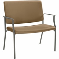 Global Frolick Rectangular Back Armchair - Vinyl Seat