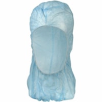 Hospeco Bee-Safe Polypropylene Hoods, Blue, Large, Case of 1,000 - Recommended for: Laboratory, Cleanroom, Industrial - Large Size - Head Protection - Polypropylene - Blue - Latex-free, Lightweight, Low Linting, Breathable - 1000 / Unit