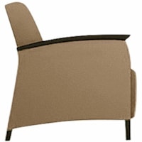 Global Primacare Lounge Chair - Vinyl Seat - Vinyl Back - Vinyl