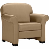 Global Bishop Single-Seating Lounge Chair - Vinyl, Nylon