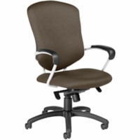 Global Supra High-Back Knee-Tilter - Vinyl Seat - Vinyl, Polypropylene