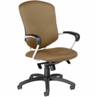 Global Supra High-Back Knee-Tilter - Vinyl Seat - Vinyl, Polypropylene