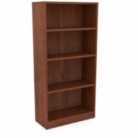 HDL Bookcase - x 31.5" x 13.8" x 1" x 64.5" - 4 Shelve(s) - 2 Adjustable Shelf(ves) - Material: Laminate, Particleboard - Finish: Autumn Maple, Laminate - Adjustable/Fixed Shelf - For Commercial