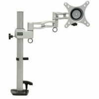 DAC® Mounting Arm for Monitor, Touchscreen Monitor - Silver - Landscape/Portrait - Height Adjustable - 1 Display(s) Supported - 13" (330.20 mm) to 27" (685.80 mm) Screen Support - 22 lb (9979.03 g) Load Capacity - VESA Mount Compatible - Steel, Metal