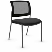 Offices To Go Ibex Guest Chairs - Black Plastic Back - Fabric