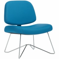 Offices To Go Soda-F Lounge Chair, Bluebell Terrace Fabric - Blue Back - Fabric