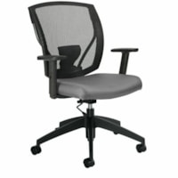 Offices To Go Chair - Black Mesh Back - Fabric