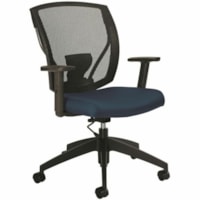 Offices To Go Chair - Black Mesh Back - Fabric