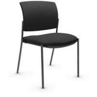 Offices To Go Ibex Guest Chairs - Black Mesh Back - Fabric