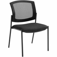 Offices To Go Ibex Guest Chairs - Black Mesh Back - Fabric