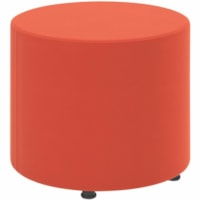 Offices To Go Craft 20" Round Unit, Imagine Orange Waterfall Fabric - Imagine - Fabric, Wood