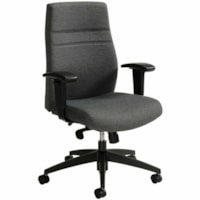 Offices To Go High-Back Multi-Task Synchro-Tilter Chair, Granite, Rock Fabric - Gray Back - Fabric