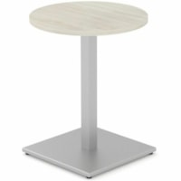 Table Innovations Plateau de table rond HDL - x 23,8 po (603,25 mm) x 23,8 po (603,25 mm) x 29 po (736,60 mm) - Bandeau Bord - Tissu: Stratifié - Finition: Stratifié - Bois d'hiver Haut de la table - Bande de chant, Leveler, Résistant - Pour Commercial, Caféteria