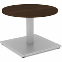 Table basse Innovations Rond HDL - x 23,5 po (596,90 mm) x 23,8 po (603,25 mm) x 16,8 po (425,45 mm) - Bandeau Bord - Tissu: Stratifié - Evening Zen Haut de la table - Leveler, Résistant - Pour Café, Commercial