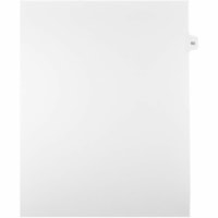 Onglet d'index Legal Mark Maker - 1/15 - 63 - hauteur de l'onglet 11 po (279,40 mm) x largeur de l'onglet 8,50 po (215,90 mm) - format lettre - Tab(s) Blanc Mylar, Papier - 10% Recyclé - Pré-imprimé, Renforcement de Mylar, Laminées, Non perforé - 25 / Unité