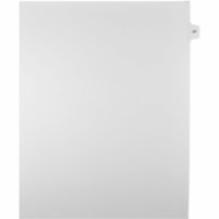 Onglet d'index Legal Mark Maker - 1/15 - 47 - hauteur de l'onglet 11 po (279,40 mm) x largeur de l'onglet 8,50 po (215,90 mm) - format lettre - Tab(s) Blanc Papier, Mylar - 10% Recyclé - Pré-imprimé, Renforcement de Mylar, Laminées, Non perforé - 25 / Unité