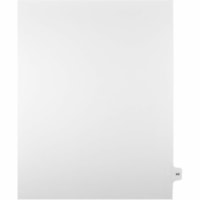 Onglet d'index Legal Mark Maker - 1/15 - 44 - hauteur de l'onglet 11 po (279,40 mm) x largeur de l'onglet 8,50 po (215,90 mm) - format lettre - Tab(s) Blanc Mylar, Papier - 10% Recyclé - Pré-imprimé, Renforcement de Mylar, Laminées, Non perforé - 25 / Unité