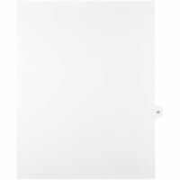 Onglet d'index Legal Mark Maker - 1/15 - 85 - hauteur de l'onglet 11 po (279,40 mm) x largeur de l'onglet 8,50 po (215,90 mm) - format lettre - Tab(s) Blanc Papier, Mylar - 10% Recyclé - Pré-imprimé, Renforcement de Mylar, Laminées, Non perforé - 25 / Unité