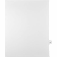 Onglet d'index Legal Mark Maker - 1/15 - 102 - hauteur de l'onglet 11 po (279,40 mm) x largeur de l'onglet 8,50 po (215,90 mm) - format lettre - Tab(s) Blanc Papier, Mylar - 10% Recyclé - Pré-imprimé, Renforcement de Mylar, Laminées, Non perforé - 25 / Unité