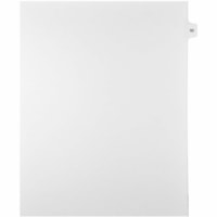 Onglet d'index Legal Mark Maker - 1/15 - 92 - hauteur de l'onglet 11 po (279,40 mm) x largeur de l'onglet 8,50 po (215,90 mm) - format lettre - Tab(s) Blanc Mylar, Papier - 10% Recyclé - Pré-imprimé, Renforcement de Mylar, Laminées, Non perforé - 25 / Unité