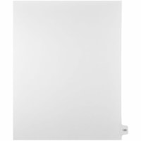 Onglet d'index Legal Mark Maker - 1/15 - 120 - hauteur de l'onglet 11 po (279,40 mm) x largeur de l'onglet 8,50 po (215,90 mm) - format lettre - Tab(s) Blanc Papier, Mylar - 10% Recyclé - Pré-imprimé, Renforcement de Mylar, Laminées, Non perforé - 25 / Unité