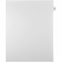 Onglet d'index Legal Mark Maker - 1/15 - hauteur de l'onglet 11 po (279,40 mm) x largeur de l'onglet 8,50 po (215,90 mm) - format lettre - Tab(s) Blanc Papier, Mylar - 10% Recyclé - Pré-imprimé, Renforcement de Mylar, Laminées, Non perforé - 25 / Unité