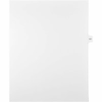 Onglet d'index Legal Mark Maker - 1/15 - 141 - hauteur de l'onglet 11 po (279,40 mm) x largeur de l'onglet 8,50 po (215,90 mm) - format lettre - Tab(s) Blanc Papier, Mylar - 10% Recyclé - Pré-imprimé, Renforcement de Mylar, Laminées, Non perforé - 25 / Unité