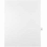 Onglet d'index Legal Mark Maker - 1/15 - 130 - hauteur de l'onglet 11 po (279,40 mm) x largeur de l'onglet 8,50 po (215,90 mm) - format lettre - Tab(s) Blanc Mylar, Papier - 10% Recyclé - Pré-imprimé, Renforcement de Mylar, Laminées, Non perforé - 25 / Unité