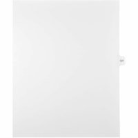 Onglet d'index Legal Mark Maker - 1/15 - 127 - hauteur de l'onglet 11 po (279,40 mm) x largeur de l'onglet 8,50 po (215,90 mm) - format lettre - Tab(s) Blanc Mylar, Papier - 10% Recyclé - Pré-imprimé, Renforcement de Mylar, Laminées, Non perforé - 25 / Unité