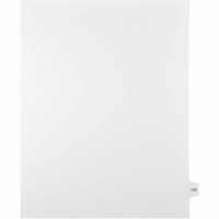 Mark Maker Legal Index Tabs, 1/15th Cut, With Individual Number, Letter-Size - 1/15 - 149 - 11" (279.40 mm) Tab Height x 8.50" (215.90 mm) Tab Width - Letter - White Mylar, Paper Tab(s) - 10% Recycled - Pre-printed, Mylar Reinforcement, Laminated, Unpunched - 25 / Unit