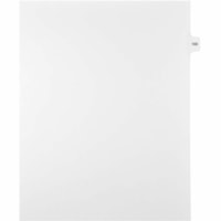 Onglet d'index Legal Mark Maker - 1/15 - 168 - hauteur de l'onglet 11 po (279,40 mm) x largeur de l'onglet 8,50 po (215,90 mm) - format lettre - Tab(s) Blanc Mylar, Papier - 10% Recyclé - Pré-imprimé, Renforcement de Mylar, Laminées, Non perforé - 25 / Unité