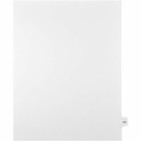 Onglet d'index Legal Mark Maker - 1/15 - 164 - hauteur de l'onglet 11 po (279,40 mm) x largeur de l'onglet 8,50 po (215,90 mm) - format lettre - Tab(s) Blanc Mylar, Papier - 10% Recyclé - Pré-imprimé, Renforcement de Mylar, Laminées, Non perforé - 25 / Unité