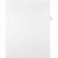 Onglet d'index Legal Mark Maker - 1/15 - 170 - hauteur de l'onglet 11 po (279,40 mm) x largeur de l'onglet 8,50 po (215,90 mm) - format lettre - Tab(s) Blanc Mylar, Papier - 10% Recyclé - Pré-imprimé, Renforcement de Mylar, Laminées, Non perforé - 25 / Unité