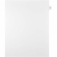 Mark Maker Legal Index Tabs, 1/15th Cut, With Individual Number, Letter-Size - 1/15 - 167 - 11" Tab Height x 8.50" Tab Width - Letter - White Mylar, Paper Tab(s) - 10% Recycled - Pre-printed, Mylar Reinforcement, Laminated, Unpunched - 25 / Unit