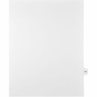 Onglet d'index Legal Mark Maker - 1/15 - 192 - hauteur de l'onglet 11 po (279,40 mm) x largeur de l'onglet 8,50 po (215,90 mm) - format lettre - Tab(s) Blanc Mylar, Papier - 10% Recyclé - Pré-imprimé, Renforcement de Mylar, Laminées, Non perforé - 25 / Unité