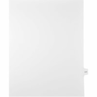 Mark Maker Legal Index Tabs, 1/15th Cut, With Individual Number, Letter-Size - 1/15 - 177 - 11" Tab Height x 8.50" Tab Width - Letter - White Paper, Mylar Tab(s) - 10% Recycled - Pre-printed, Mylar Reinforcement, Laminated, Unpunched - 25 / Unit