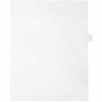 Onglet d'index Legal Mark Maker - 1/15 - F - hauteur de l'onglet 11 po (279,40 mm) x largeur de l'onglet 8,50 po (215,90 mm) - format lettre - Tab(s) Blanc Mylar, Papier - Pré-imprimé, Renforcement de Mylar, Laminées, Non perforé - 25 / Unité