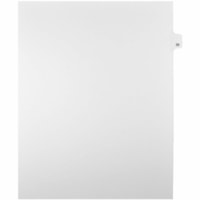 Onglet d'index Legal Mark Maker - 1/25 - 30 - hauteur de l'onglet 11 po (279,40 mm) x largeur de l'onglet 8,50 po (215,90 mm) - format lettre - Tab(s) Blanc Mylar, Papier - Pré-imprimé, Renforcement de Mylar, Laminées, Non perforé - 25 / Unité