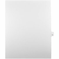 Mark Maker Legal Index Tabs, 1/25th Cut, With Individual Number, Letter Size - 1/25 - #15 - 11" Tab Height x 8.50" Tab Width - Letter - White Paper, Mylar Tab(s) - Pre-printed, Mylar Reinforcement, Laminated, Unpunched - 25 / Unit