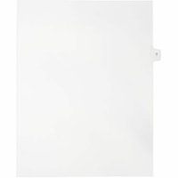 Onglet d'index Legal Mark Maker - 1/15 - T - hauteur de l'onglet 11 po (279,40 mm) x largeur de l'onglet 8,50 po (215,90 mm) - format lettre - Tab(s) Blanc Papier, Mylar - Pré-imprimé, Renforcement de Mylar, Laminées, Non perforé - 25 / Unité