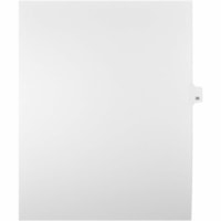 Mark Maker Legal Index Tabs, 1/25th Cut, With Individual Number, Letter Size - 1/25 - 36 - 11" Tab Height x 8.50" Tab Width - Letter - White Paper, Mylar Tab(s) - Pre-printed, Mylar Reinforcement, Laminated, Unpunched - 25 / Unit